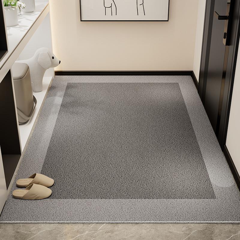 Light Luxury High-End Door Floor Mat, Dirt-Resistant, Wear-Resistant And Non-Slip Mat, Household Tailor-Able Mud Scraping Soil Silk Ring Floor Mat