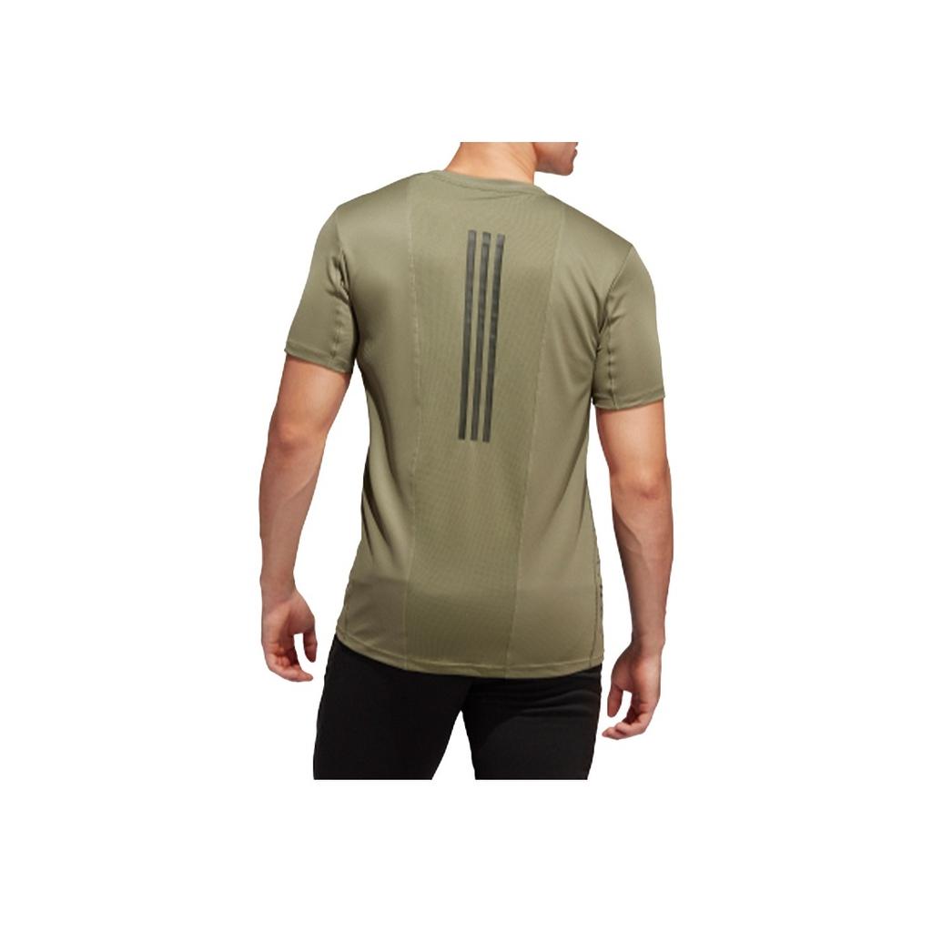 Adidas Soccer Training Round Neck Short Sleeve T-Shirt Men Tops Legacy-Green FM2101