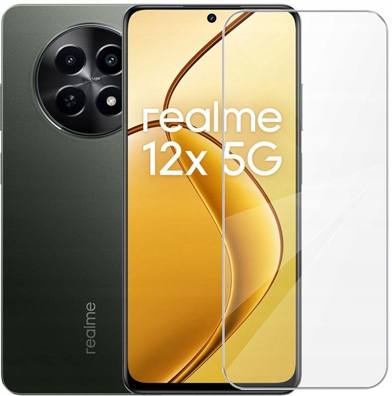 3x Tempered Glass for Realme 12x 5G - 2.5D, 9H Screen Protector