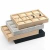 Flannel Jewelry Organizer Tray Velvet Surface Jewelry Box Display  Bangle Organization