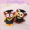 Capybara Graduation Plush Toy With Pp Cotton Filling For Commemorative Gift And Collectors Souvenir