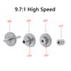 Stainless Steel TRX4M Overdrive Underdrive Transmission Gear Pinion Set for 1/18 RC Crawler Car TRX4-M Upgrade Parts