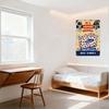 Vintage Baseball Players Bread Ad Metal Tin Sign Retro Food & Sports Wall Decor for Home Man Cave Bar Cafe Art Plaque