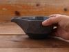 EAST table Sake Cup Ice Sake Craft Tsubame Kobo Blue 280cc Made in Japan Microwave Safe Dishwasher Safe (East Table) Single-mouth 89-003-03