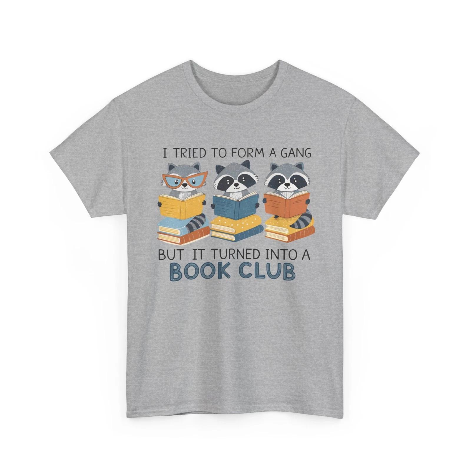 Book T-Shirt | Booktrovert T-Shirt | Raccoon book club Raccoon Shirt 4XL