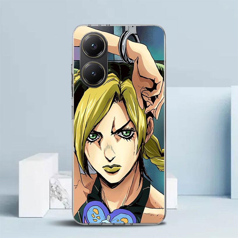 JoJo's Bizarre Adventure Jolyne Cujoh Phone Case For Xiaomi Poco F7 Ultra X5 X6 X7 Pro M7 Redmi 15C 15 13C 13 12C 12 10C 10 10A