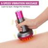 Home Electric Guasha Scraping Massage Brush Body Massager Vacuum Cans Suction Cup Heating Fat Burner Anti-cellulite Massager