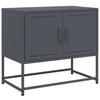 Vidaxl Szafka Pod Telewizor, Antracytowa, 68,5X39X60,5 Cm, Stalowa