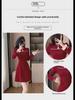 2025 Modern Chinese Style Cheongsam Dress with Corduroy and Pearl Buttons