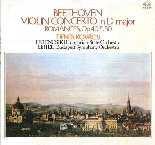 

LP Record DENES KOVACS, JANOS FERENCSIK, HUNG - Beethoven Violin Concerto In D Majo FRC1047 SEVEN SEAS 1975 Japan Classical Used