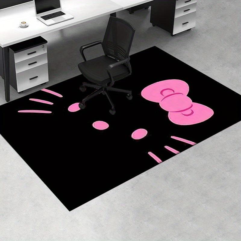 1pc Sanrio Hello Kitty Mermaid Printed Office Carpet Rectangle Rug Under The Table,Perfect Room Decor for Living Room, Bedroom, Kitchen, Non-slip Floo