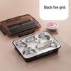 304 Edelstahl 5-Fächer Bento-Lunchbox