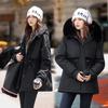Live Gall Live Face Pie Overcome the New Winter Padded Cotton Removable One Clothes Three Wear Long Knee Coat Thickened Cotton Clothes Women