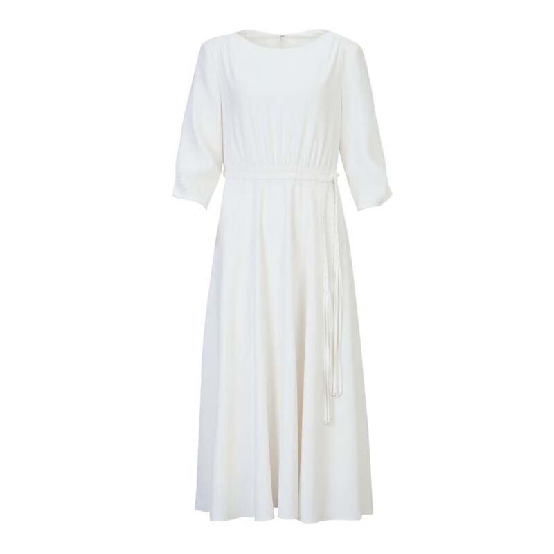 ELLASSAY Classic Waist-Tie Midi Dress