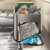 Punch Free Suction Cup Sink Drain Rack Wall Mounted Dishcloth Drying Rack  for Kitchen