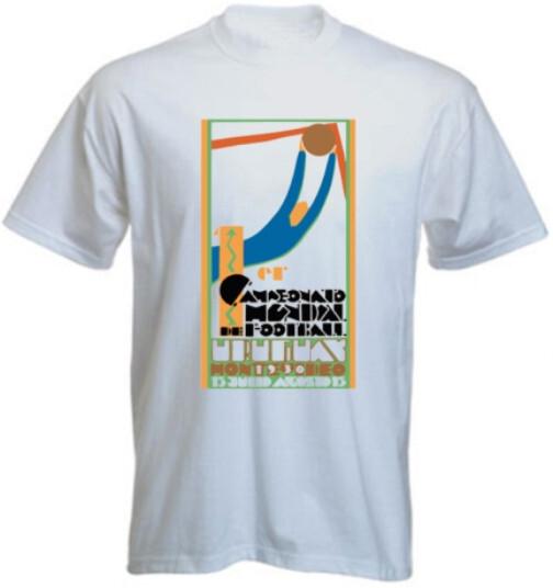 

Футбол Чемпионат мира Постер Футболка Уругвай 1930 Монтевидео Южная Америка GT004 L