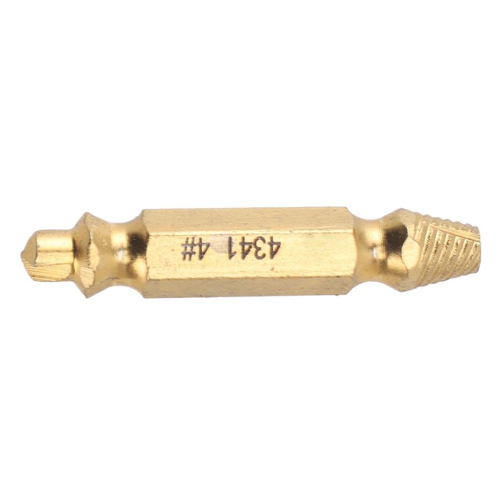6pcs Drill Bit Screw Extractor Set HSS 4341 Stripped Screw Removal Tool For Stripped Screws
