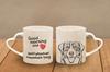 Entlebucher Mountain Dog, Entelbuch Cattle Dog - Cup with a Dog, Adorable Cup with a Heart-shaped Handle, Universal Gift from the Art-Dog Brand