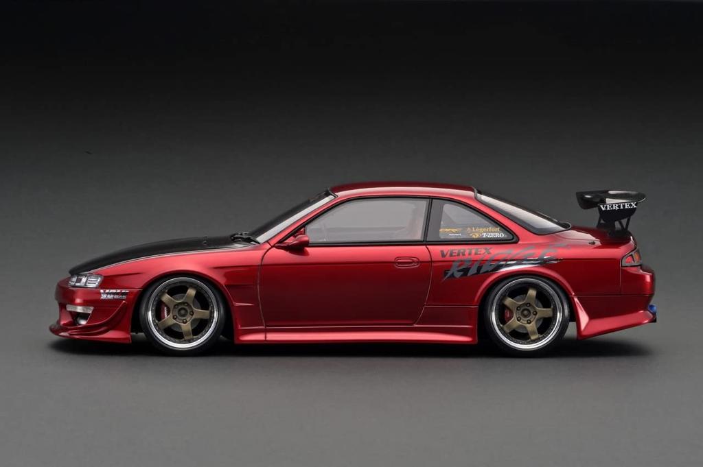 ignition model VERTEX S14 Silvia Red Metallic finished product TK.Company 1/18