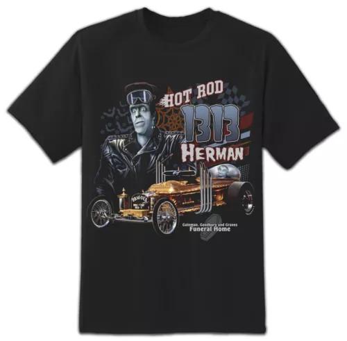 Rock Rebel The Munsters Hot Rod Herman T-Shirt S-4XL NEW.webp Unisex T-Shirt XXXXL