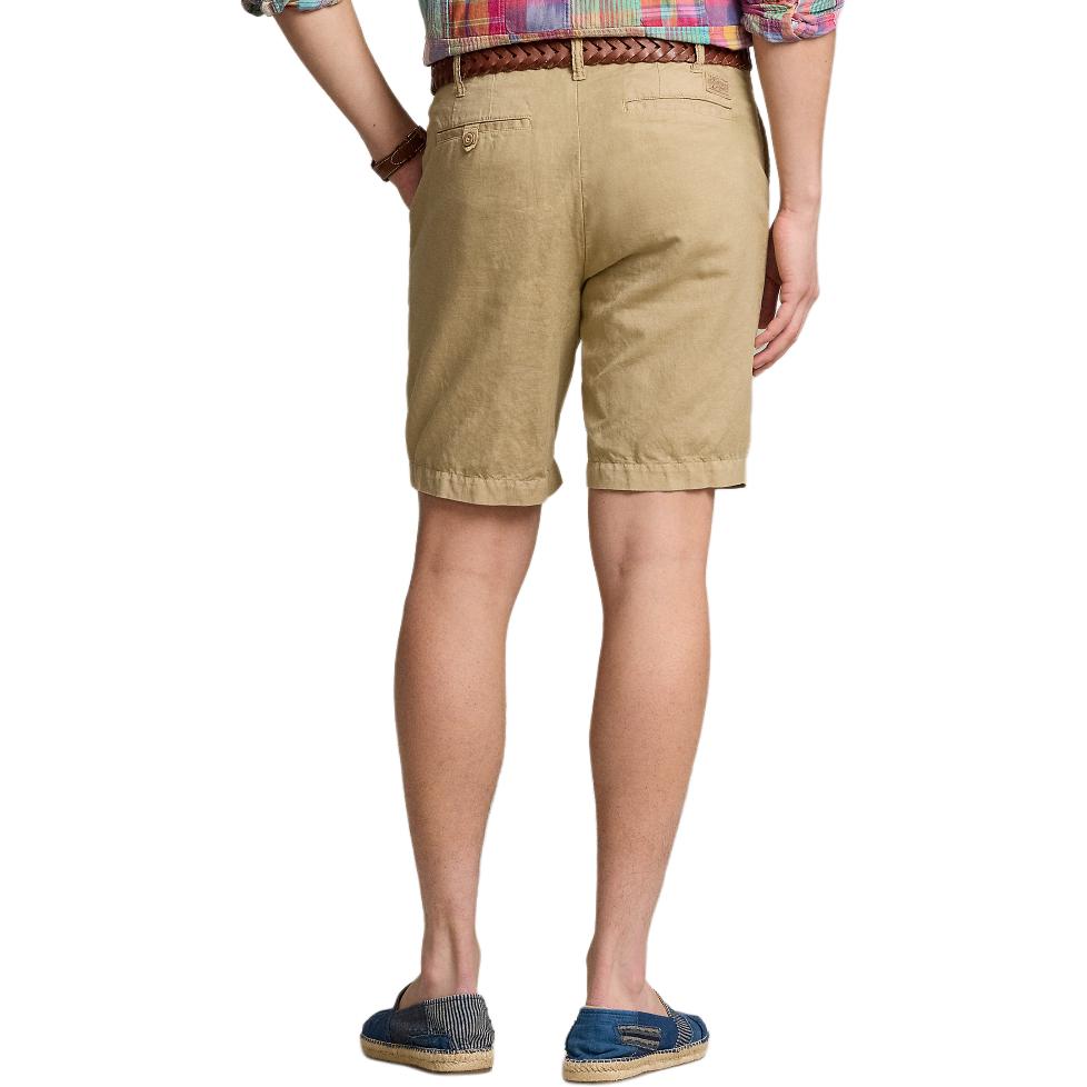 Polo Ralph Lauren cotton-linen blend chino shorts MNPOSHO14G20452-250
