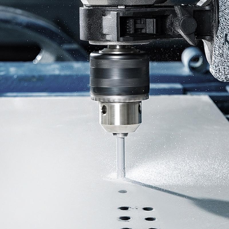 High Speed Steel Step Drill Bit with 1/4" Hex Shank and Straight Grooved for Wood Stainless Steel Sheet Metal Cutting