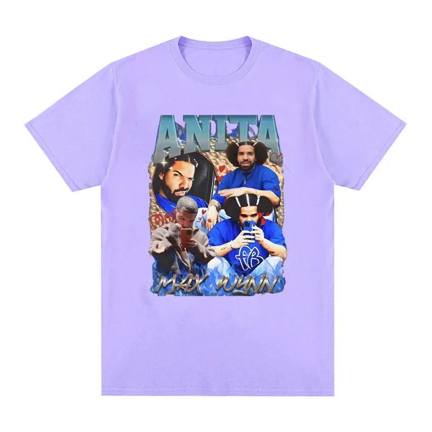 Drake Anita Max Wynn Funny Meme Graphic T-shirts for Men Women Clothing Fashion Hip Hop Style T-shirt Casual 100% Cotton T Shirt