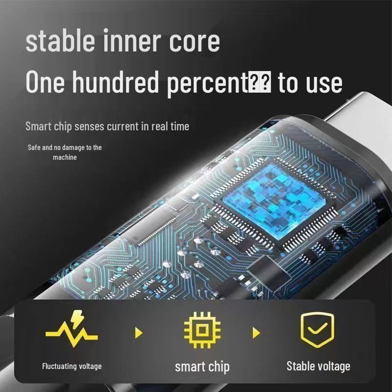 Braided 120W Type-C Super Flash Charging Cable for Xiaomi, OPPO, Honor - 10A Power Delivery.