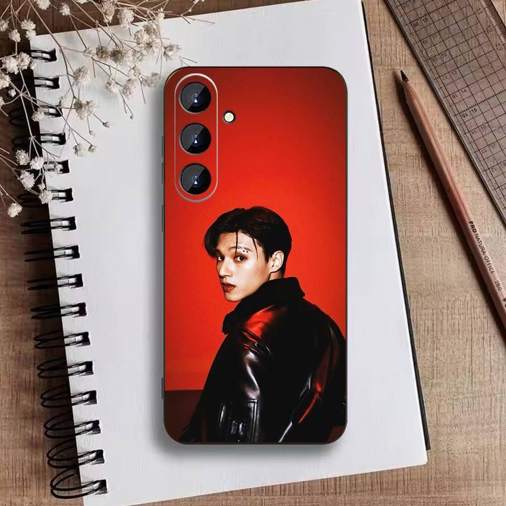Hot E-ATEEZ Kpop Phone Case For Samsung Galaxy A73,A21s,A22,A31,A52,A53,A71,A41Soft Black Shell