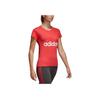 Adidas Classic Big Logo Print Short Sleeve T-Shirt Women Tops Natural-Coral-Pink CF8822