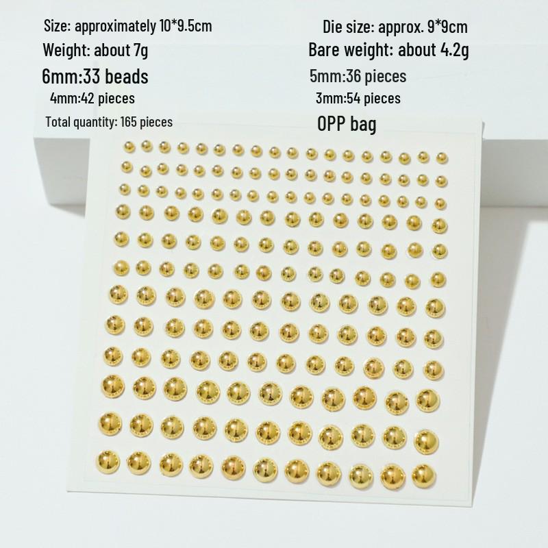 15-Color Crystal & Acrylic Face Stickers - Stage Beauty Diamonds