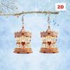 Retro Retro Carousel Earrings Mini Carousel Drop Earrings  School Holiday