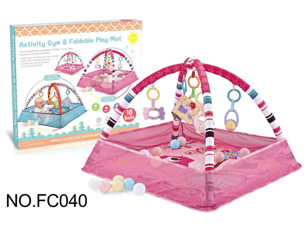Baby Ocean Ball Fence Gym & Crawling Mat for 0-36 Months