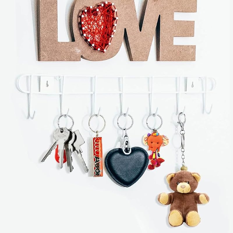 Key Ring Key Holder Double Ring 20 Piece Set Carabiner Outer Circumference 10mm Lightweight Key Ring Easy To Install Bag Ring Silver