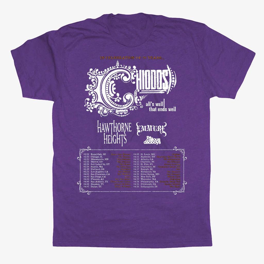 NEW Chiodos Band Tour 2026 Gift For Fan Full Size S to 5XL T-shirt