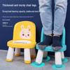 Xin Bei Le Kids' Squeaky Plastic Chair with Backrest - Ideal for Home or Kindergarten.
