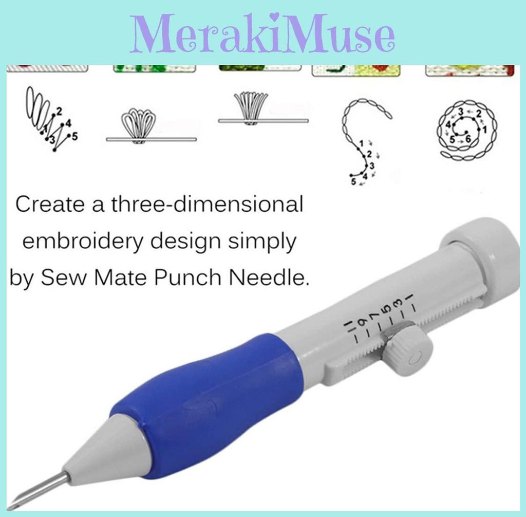 Pen Magic Embroidery Punch Needle Pen Set Craft Tool Abs Punch Needles Diy