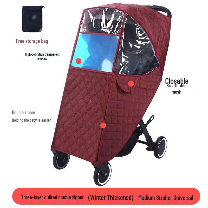 Universal Baby Stroller Rain, Wind, and Dust Cover