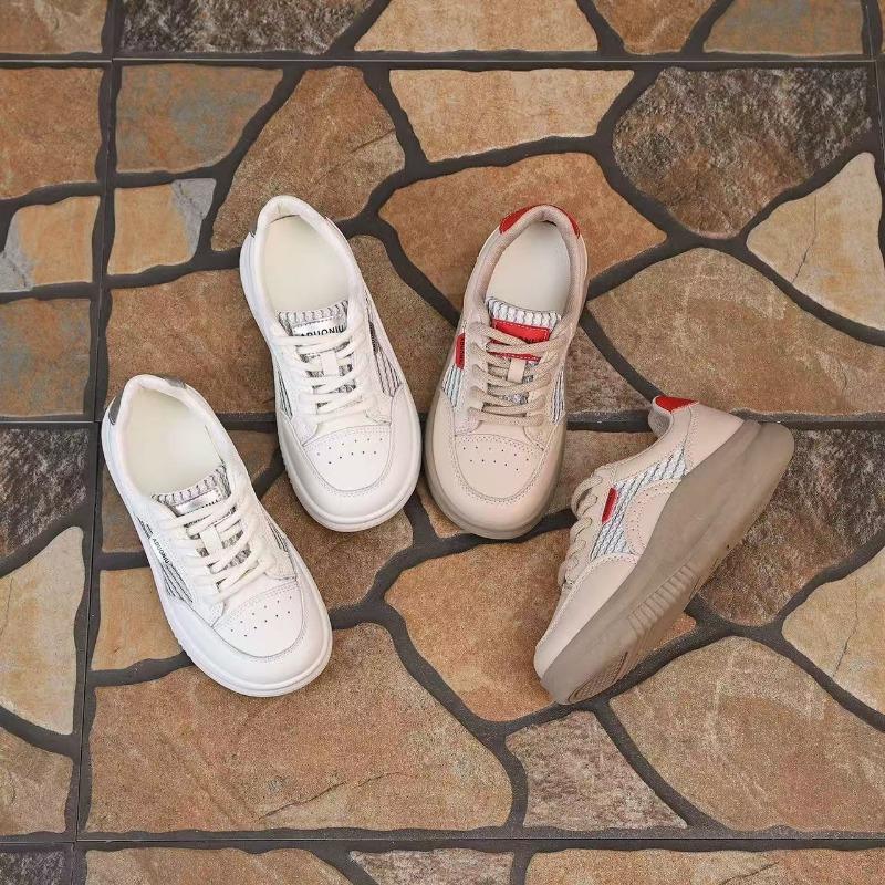 thick-soled mesh color matching casual women's shoes autumn new retro sports board shoes thin breathable sports shoes women
