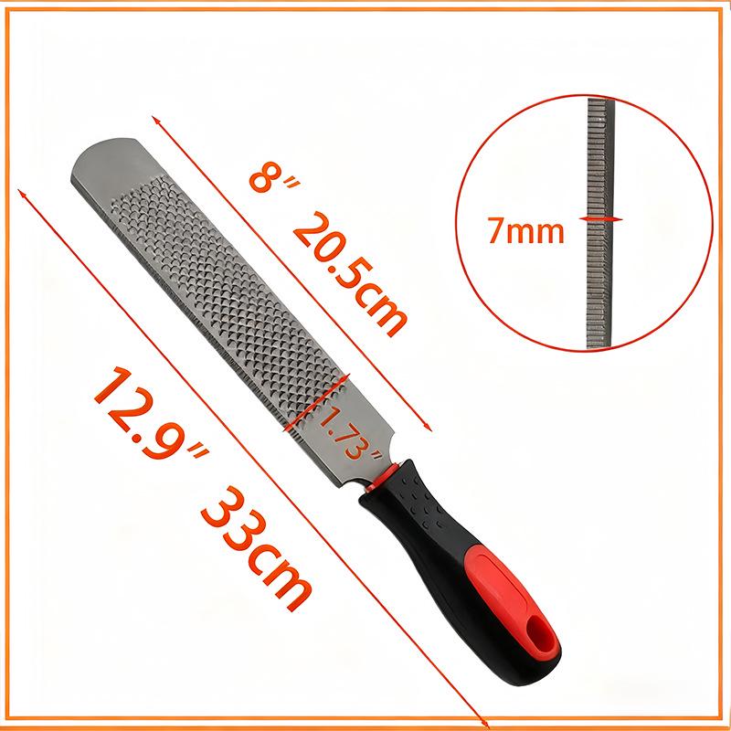 Durable Multi-Size Horse and Cow Hoof Trimming Rasp - Large Flat, Wear-Resistant Tool for Horse and Cow Hooves