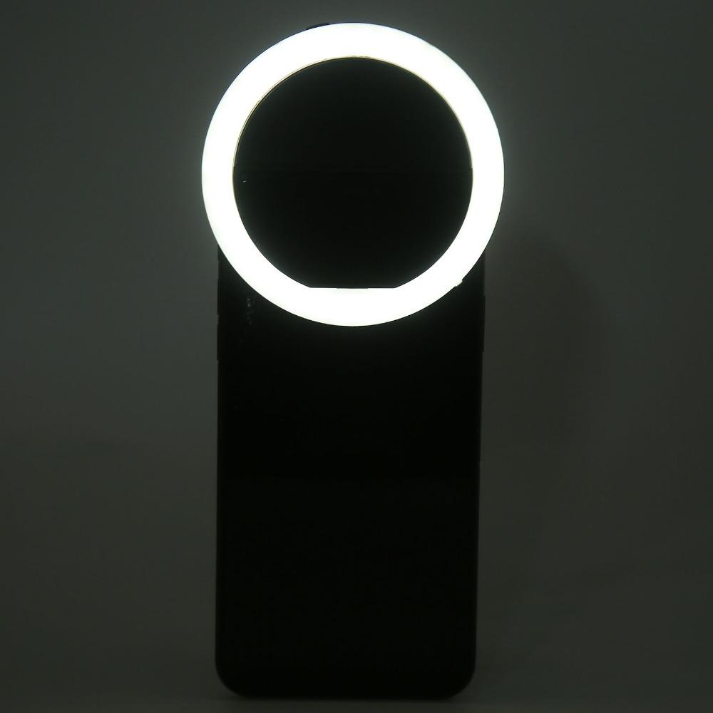 Soft Light Live Streaming Light Adjustable Brightness Phone Clip Light Content Creator