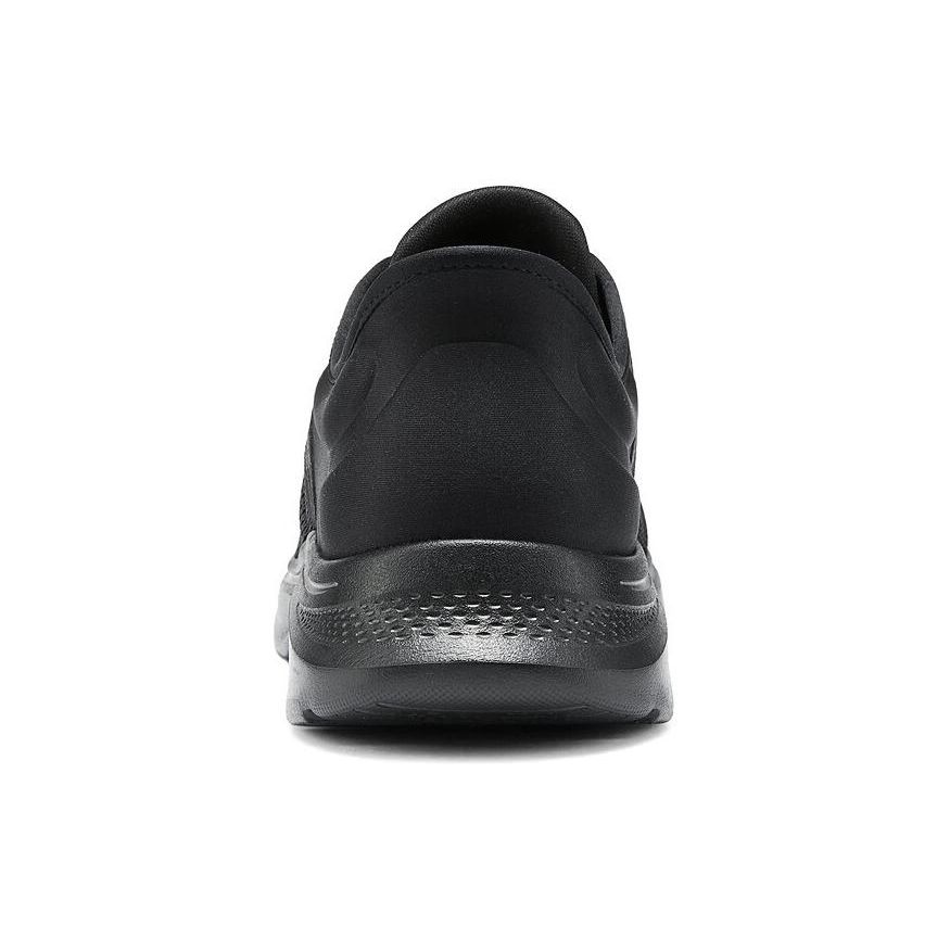 Skechers Go Walk 7 Slip-Ins Mesh Round Toe Lace-Up Comfortable Fashion Low-Top Casual Shoes Men sneakers Black 216550-BBK