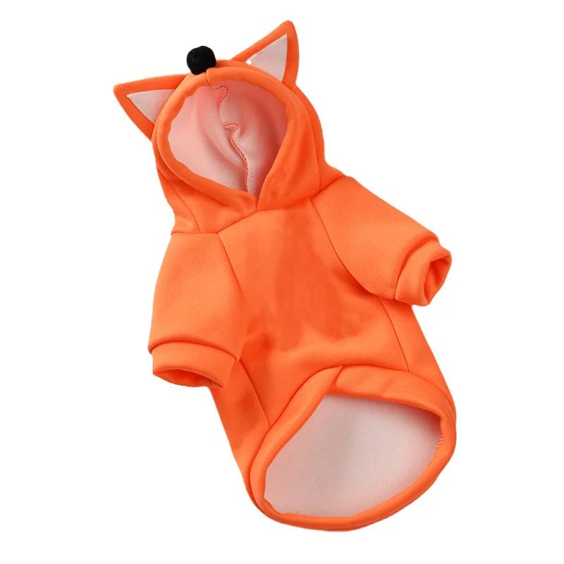 Spring Autumn Cat Puppy Clothing Solid Sweet Pet Costume Hoodie for Cats Sphynx Clothes Kitten Pullovers Outfit Ropa Para Gatos