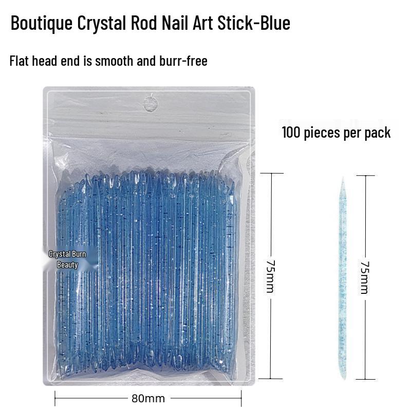 Апельсиновая палочка-сверло для маникюра, толкатель омертвевшей кожи, устройство для удаления ногтей - 65 мм/75 мм