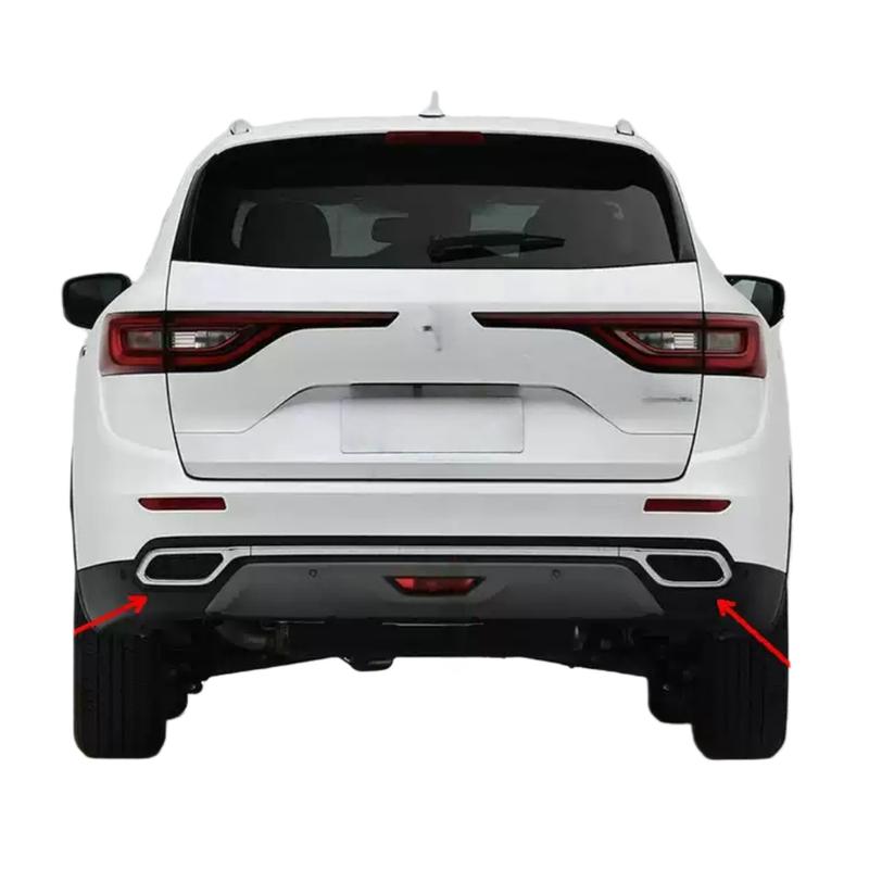 950865616R 85081708R Fit for Renault 17-19 Koleos rear bumper trim exhaust pipe decoration ring rear bumper decoration strip