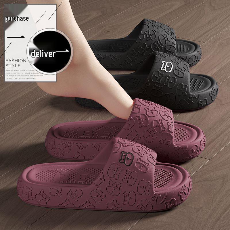 Buy One Get One Free: Women's Non-Slip, Odor-Resistant Summer Slippers - Silent EVA Design for Couples.