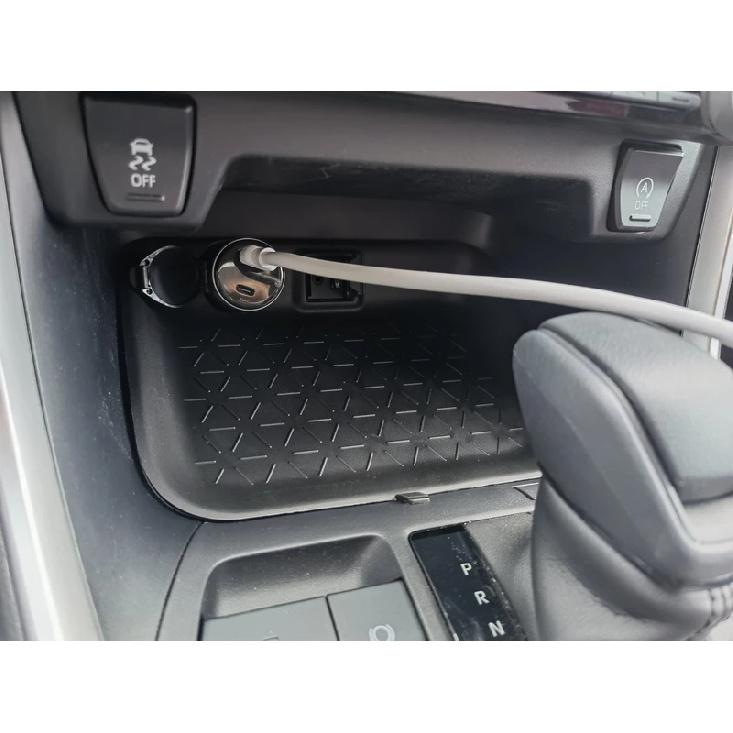 LHD Car Silicone Central Console Organizer Pad Main Co-pilot Storage Box Protect Mat Tray for Toyota RAV4 2020-2025 Accessories