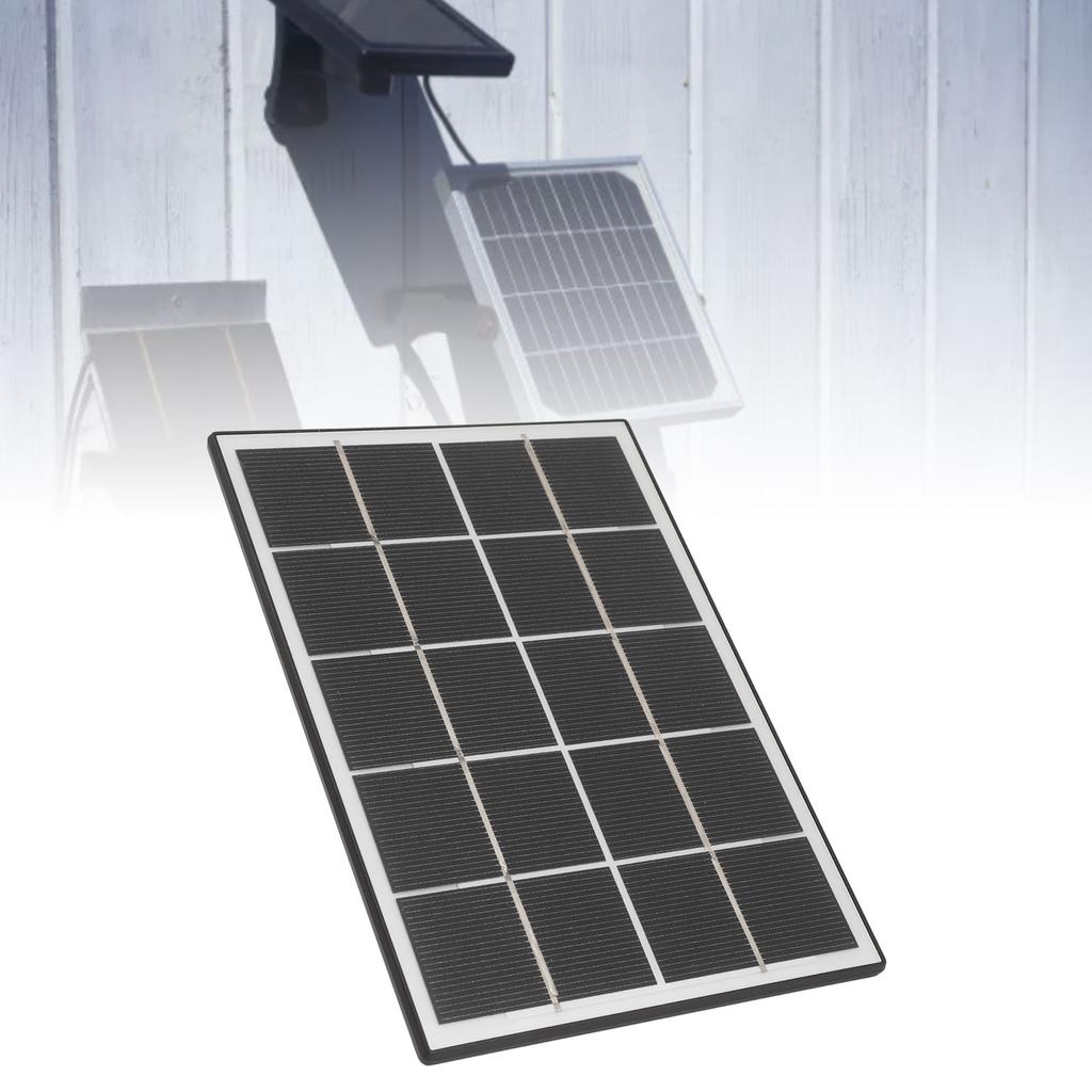 Camera Solar Charging Panel with Bracket 3W 5V Monocrystalline Silicon Type C Security Camera Solar Panel for   Devices