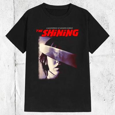 80s The Shining Psychological Movie Tshirt 2026 Summer Unisexs and Womens Loose and Breathable Tshirt Top