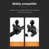 Aluminum Motorcycle Handlebar Camera Mount With 360 Degree Rotation Easy Installation For Action Camera Accessories